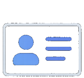 Illustration of a user ID card icon on a screen, indicating access to full Cognito user attributes.